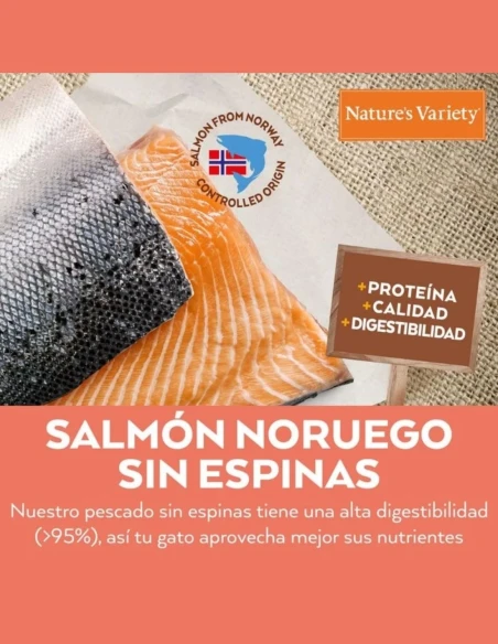 Comida para Perro Adulto Mini NATURES VARIETY No Grain de Salmon 7kg